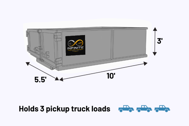 INFINITE 6-yard dumpster